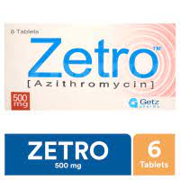 ZETRO TAB 500 MG 3x2'S