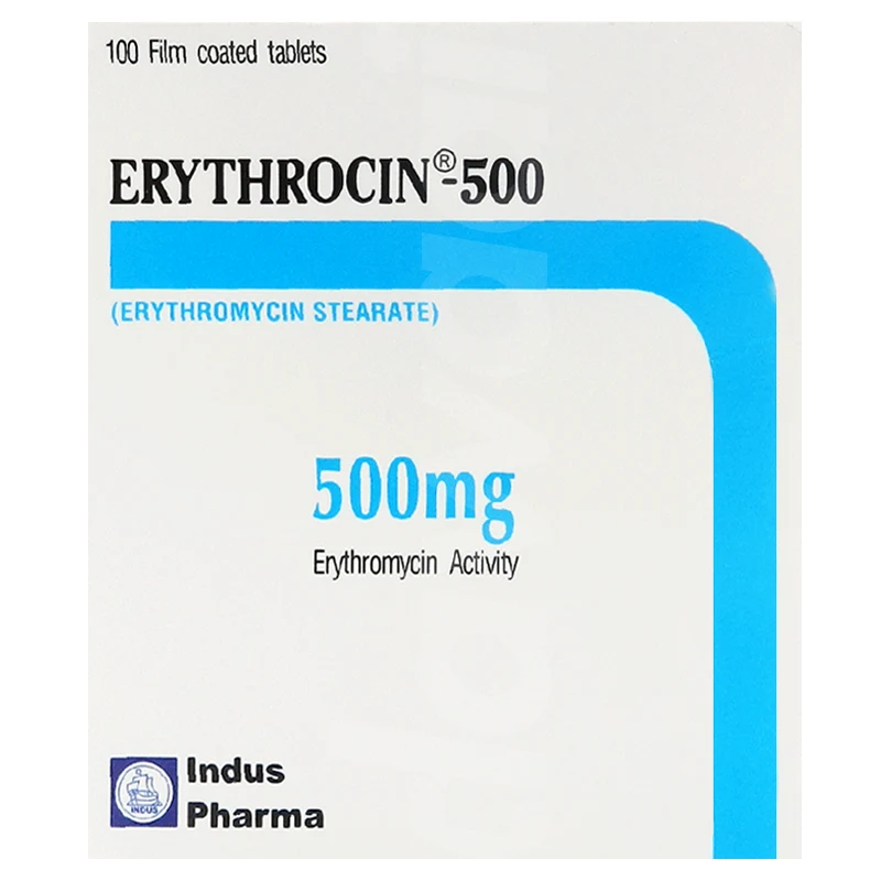 ERYTHROCIN 500MG TAB 100 S