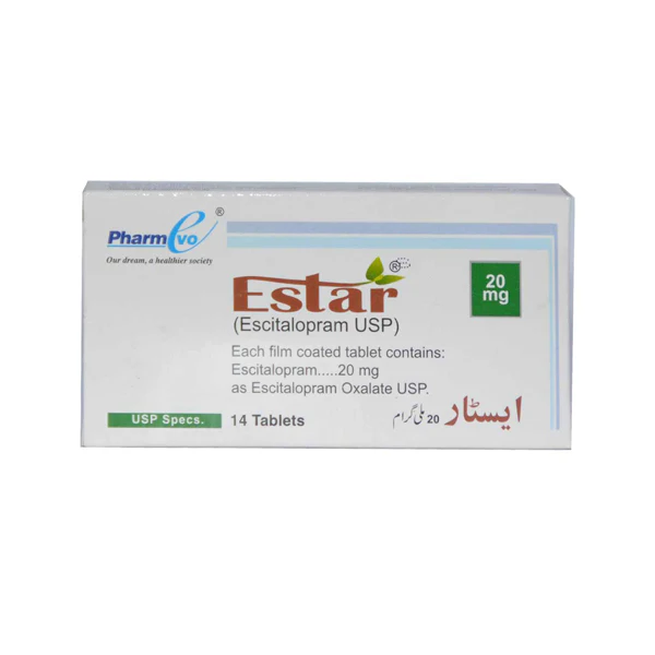 ESTAR TAB 20 MG 1x14