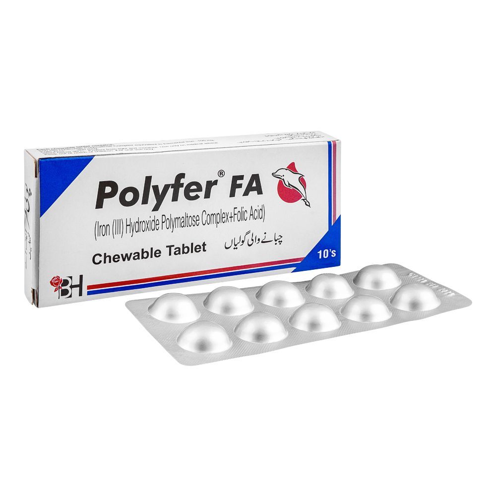 POLYFER FA TAB 10'S