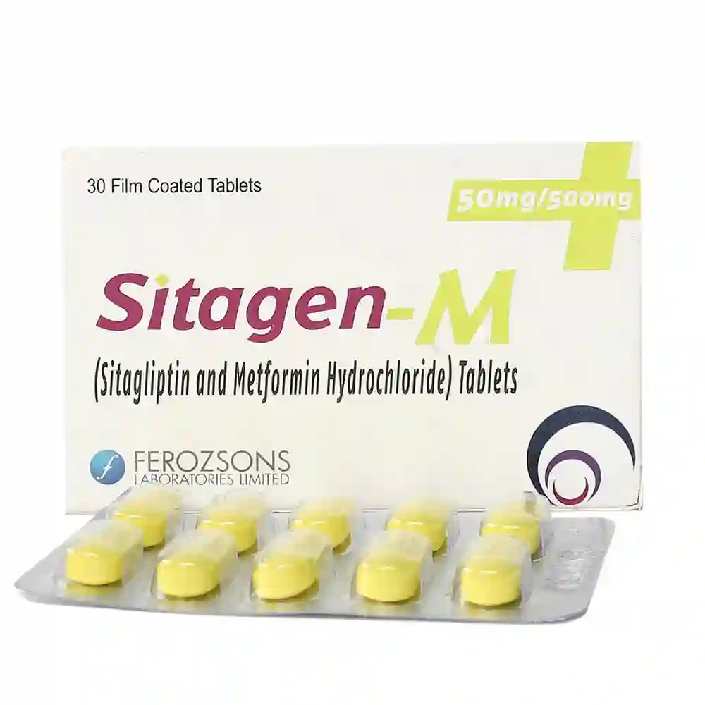 SITAGEN-M 50/500MG 10X3'S