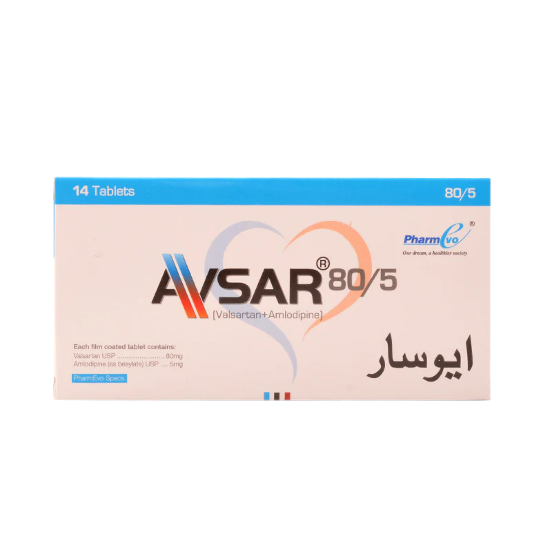 AVSAR TAB 5/80 MG 7x2'S