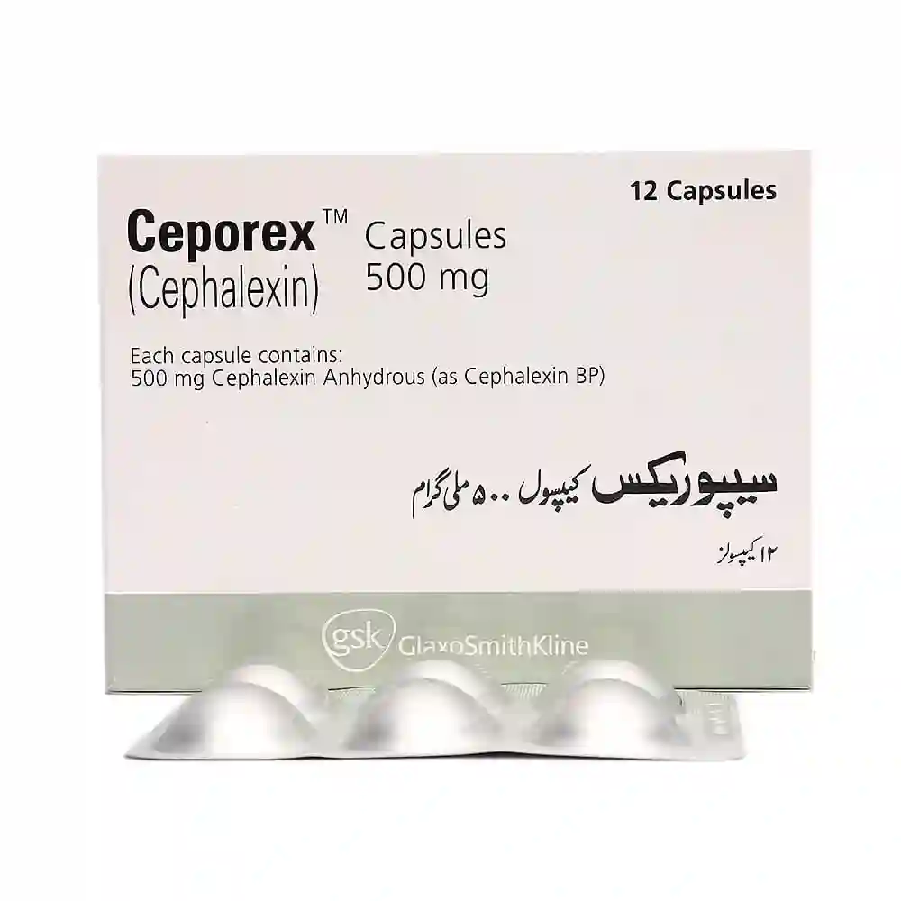 CEPOREX 500MG CAP 6x2