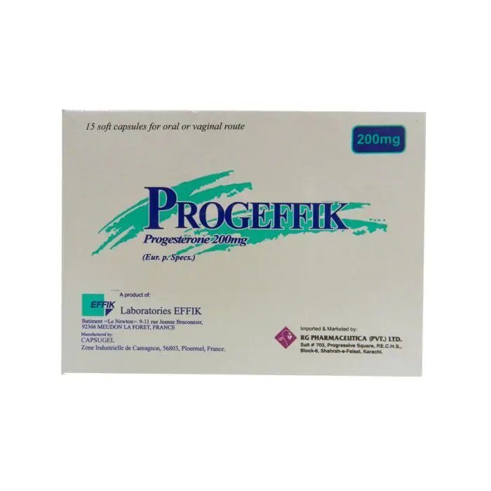 PROGEFFIK 200MG 15s