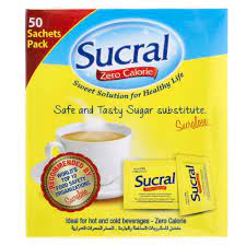 SUCRAL SACHET BOX 50S