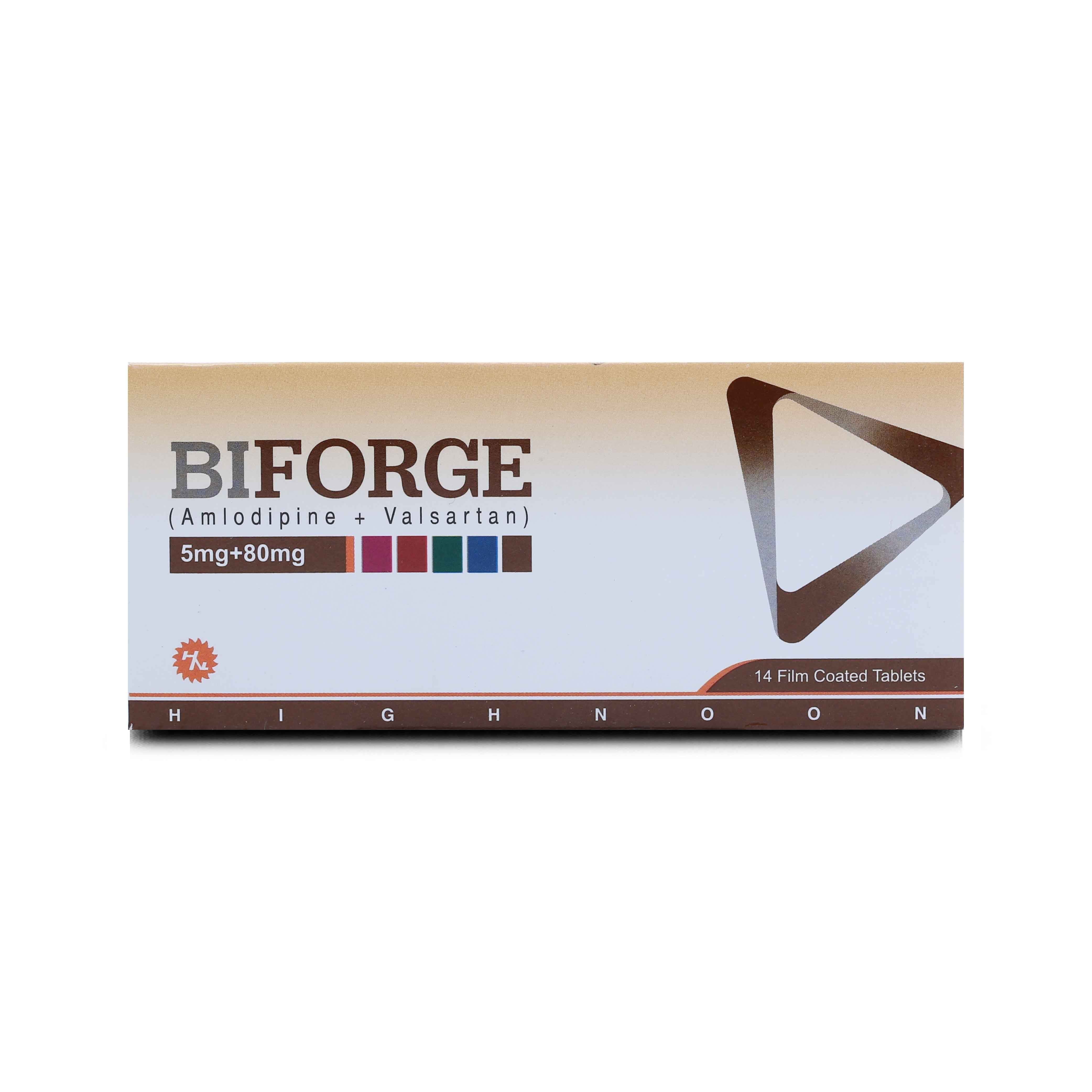 BIFORGE 5MG/80MG TAB 10x3'S