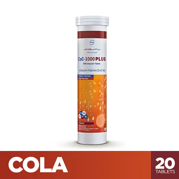 CAC PLUS COLA TAB 20'S