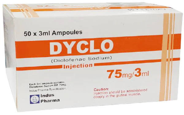 DYCLO INJ 75MG 3ML 20'S