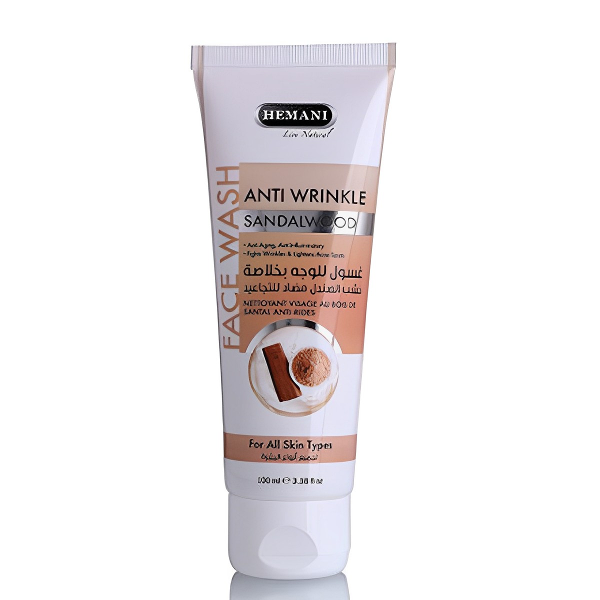 HEMANI SANDALWOOD 100ML FACE WASH 