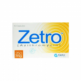 ZETRO 250MG TAB 6S