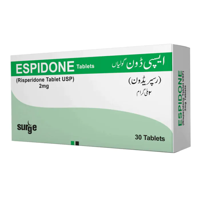 ESPIDONE 2MG TAB 10x3'S