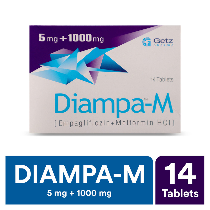 DIAMPA-M 5+1000MG TAB 14S