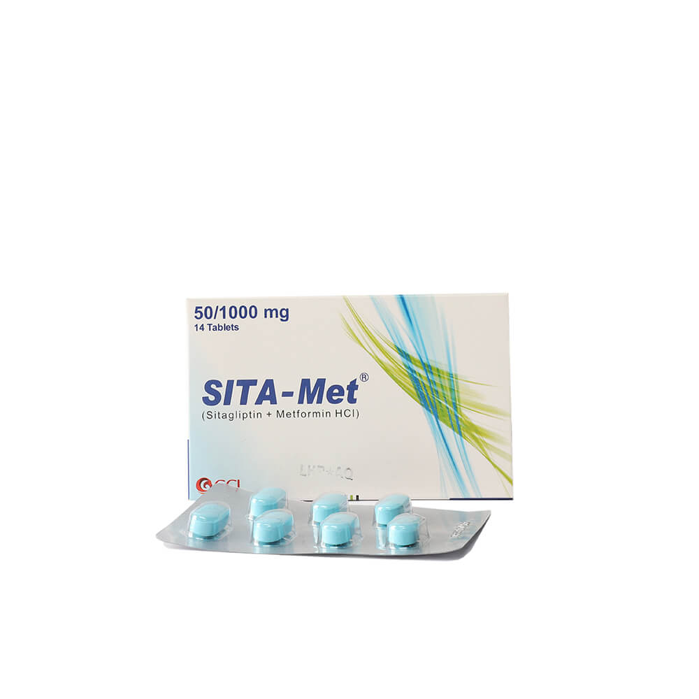 SITA-MET 50/1000MG TAB 7x2