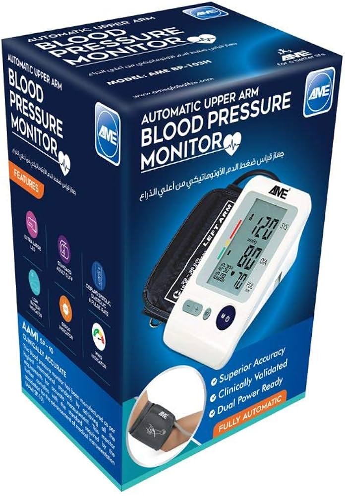 AME UPPER ARM BLOOD PRESSURE MONITOR BP809