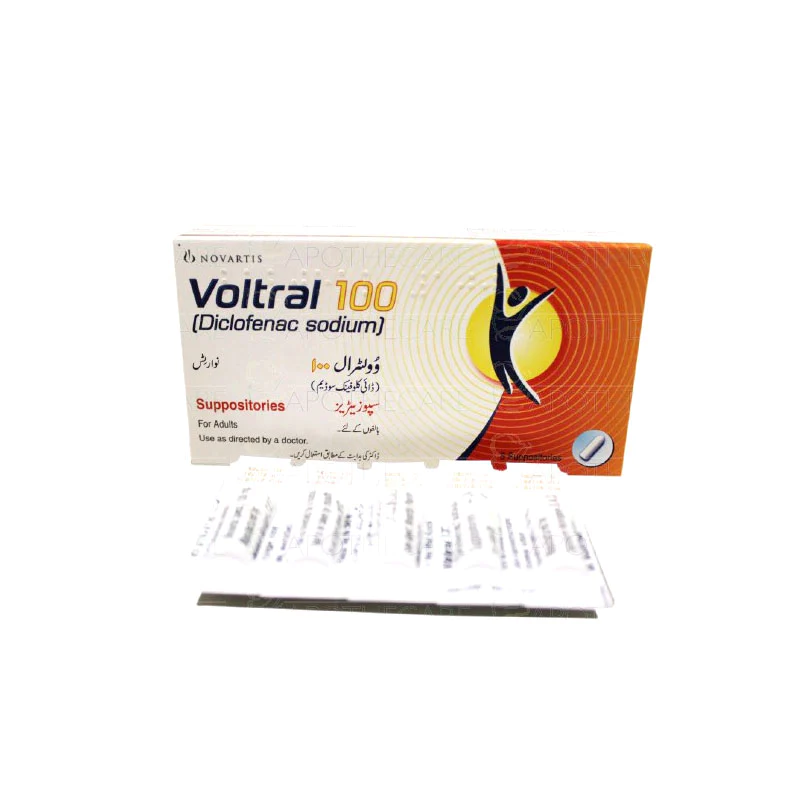 VOLTRAL SUPPOS 100 MG 1x5