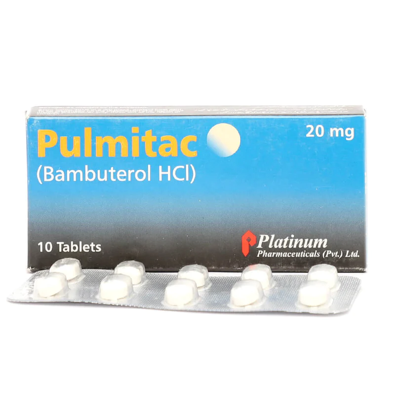 PULMITAC TAB 10 MG 10S