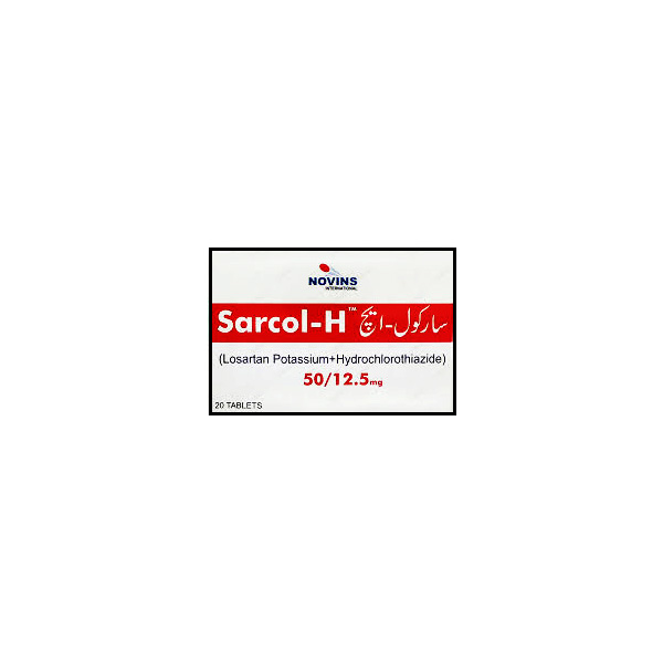 SARCOL-H 50/12.5MG 20S