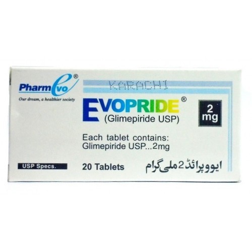 EVOPRIDE 2MG TAB 10x3'S