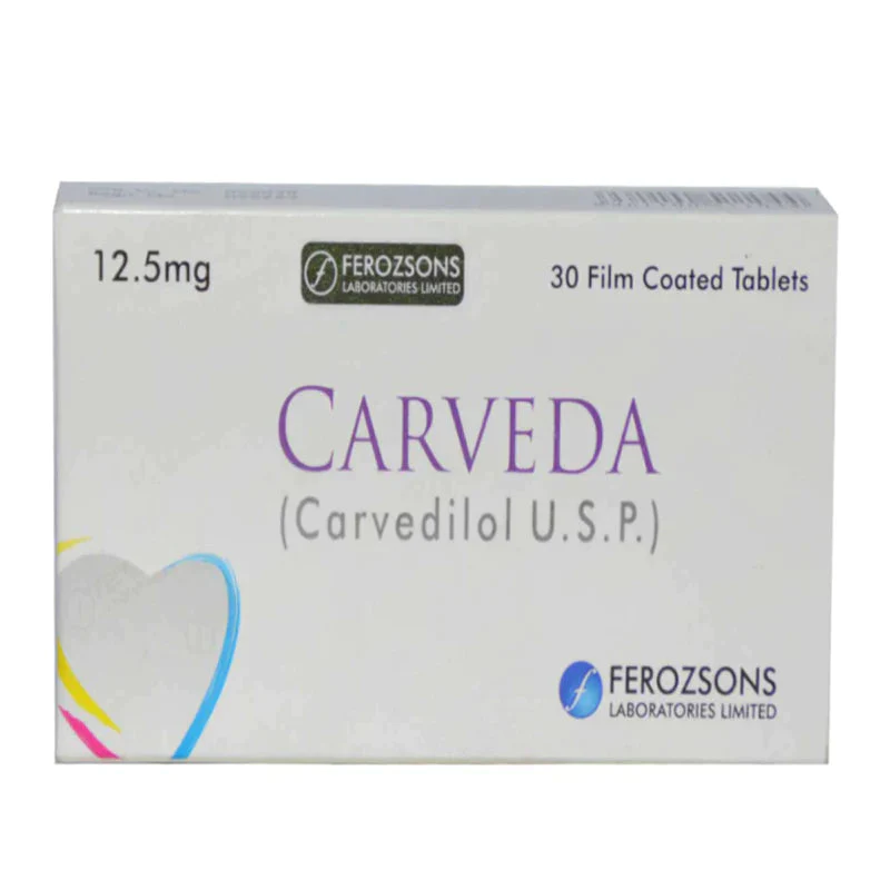 CARVEDA TAB 12.5 MG 10X3'S