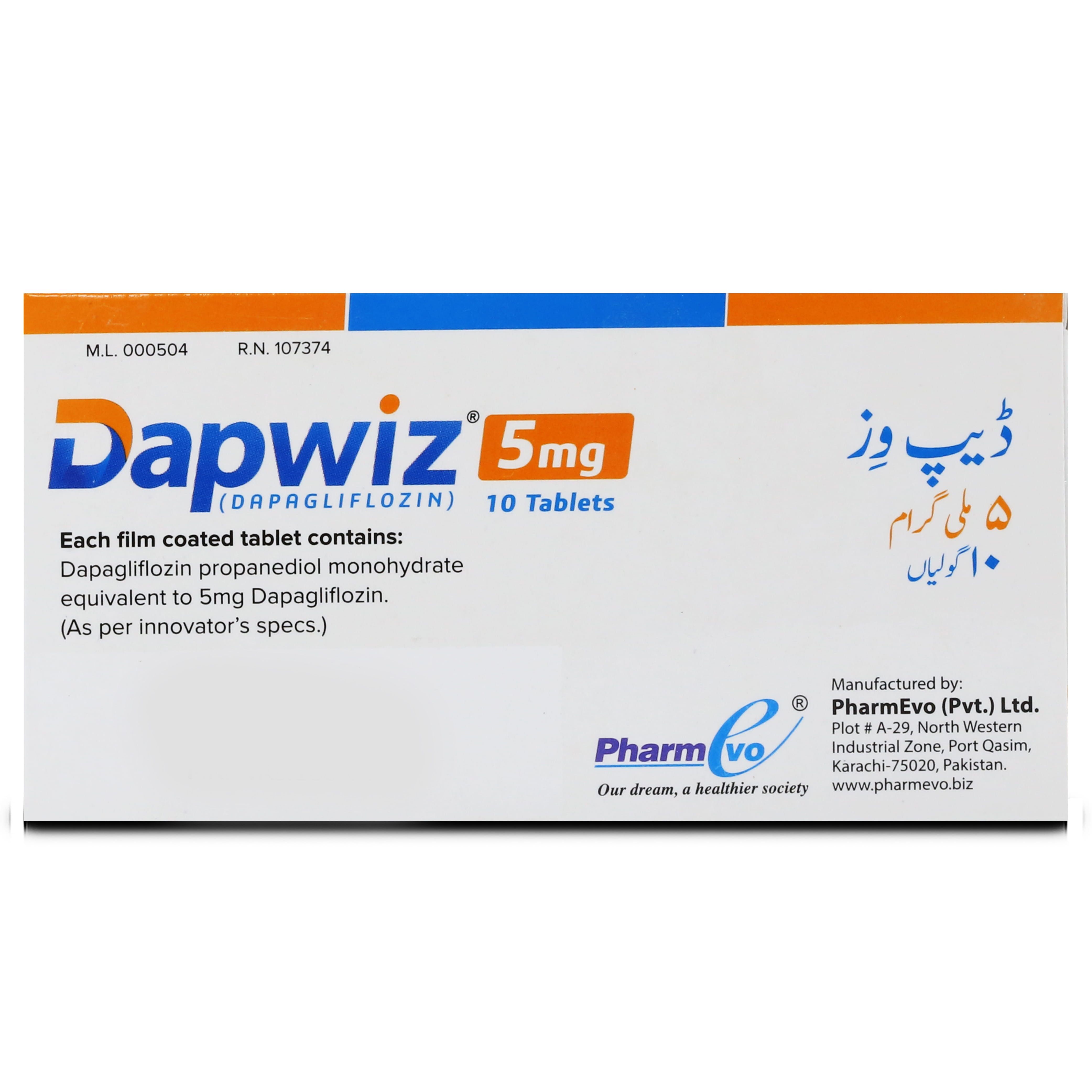 DAPWIZ 5MG TAB 10S