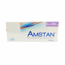 AMSTAN 5MG/160MG TAB 14S