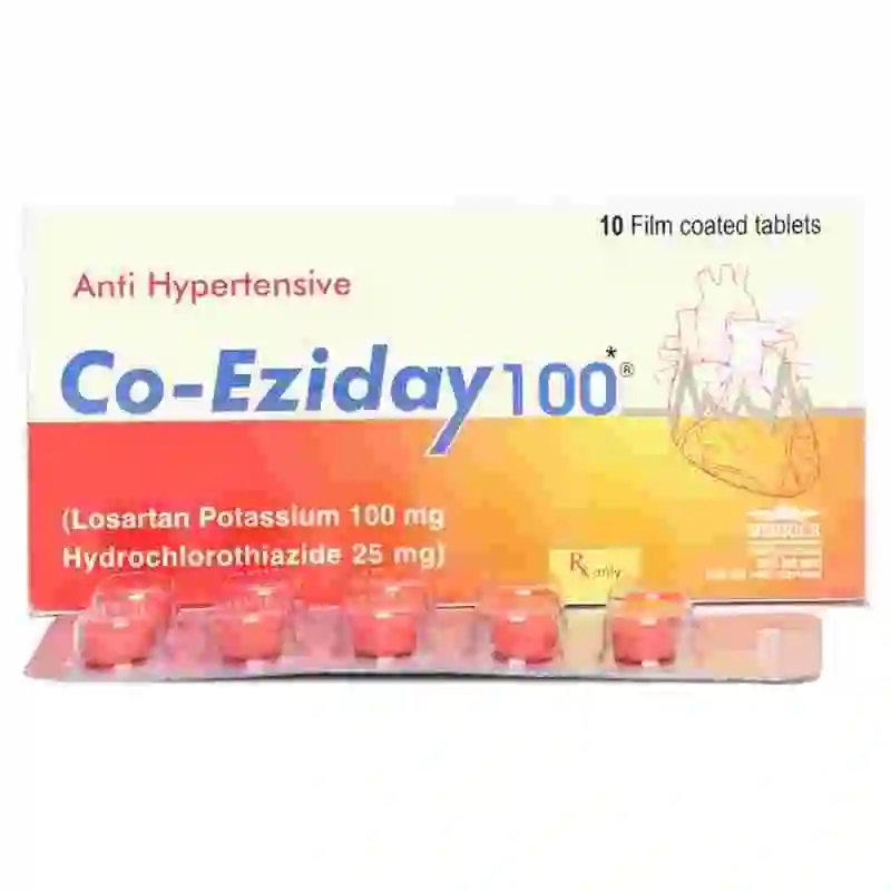 CO-EZIDAY TAB 100/25 MG 10'S