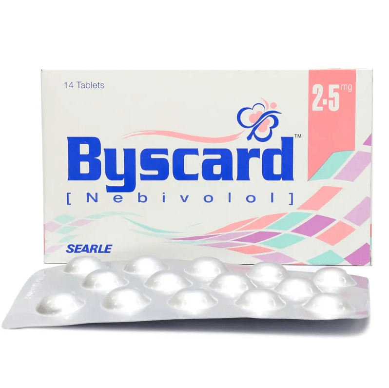 BYSCARD TAB 2.5 MG 14'S