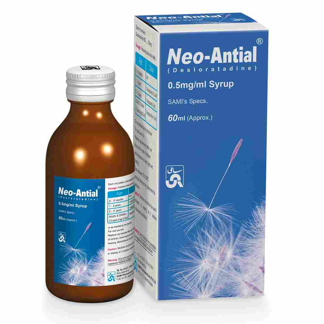 NEO-ANTIAL 0.5MG SYP 60ML 1S