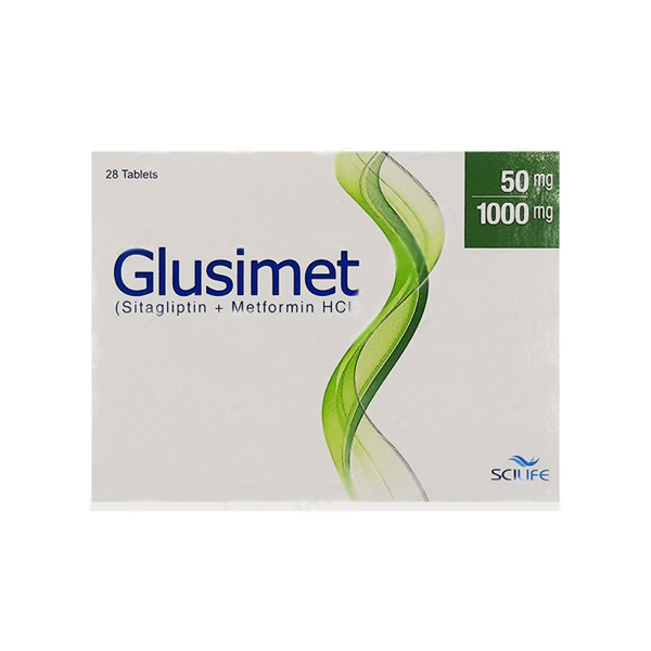 GLUSIMET 50/1000MG TAB 28S