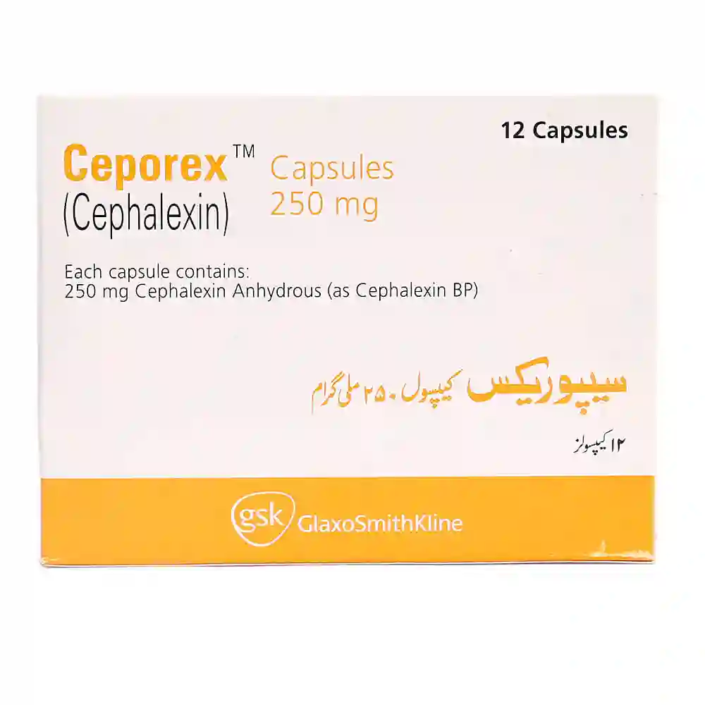 CEPOREX 250MG CAP 12 S