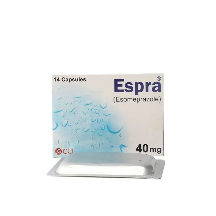 ESPRA CAP 40 MG 7x2