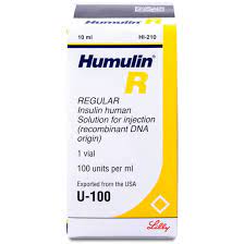 HUMULIN R INJ 100IU 10ML