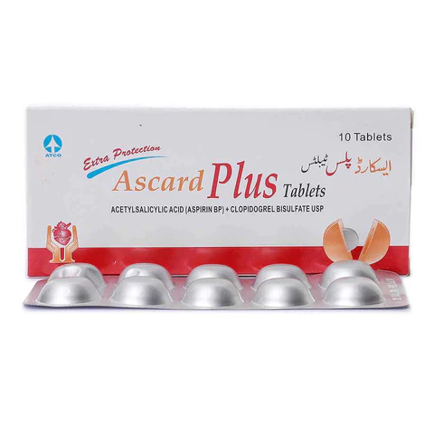 ASCARD PLUS TAB 75/75 MG 10S