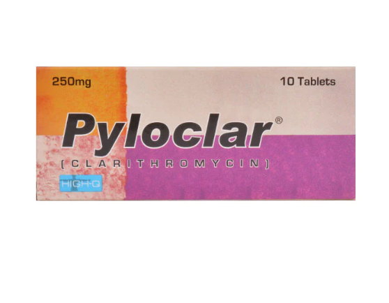 PYLOCLAR TAB 250 MG 10'S