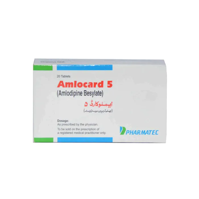 AMLOCARD 5 MG TAB 10x2'S