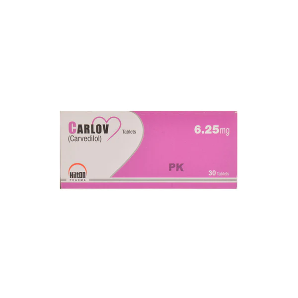 CARLOV 6.25MG TAB 30 S