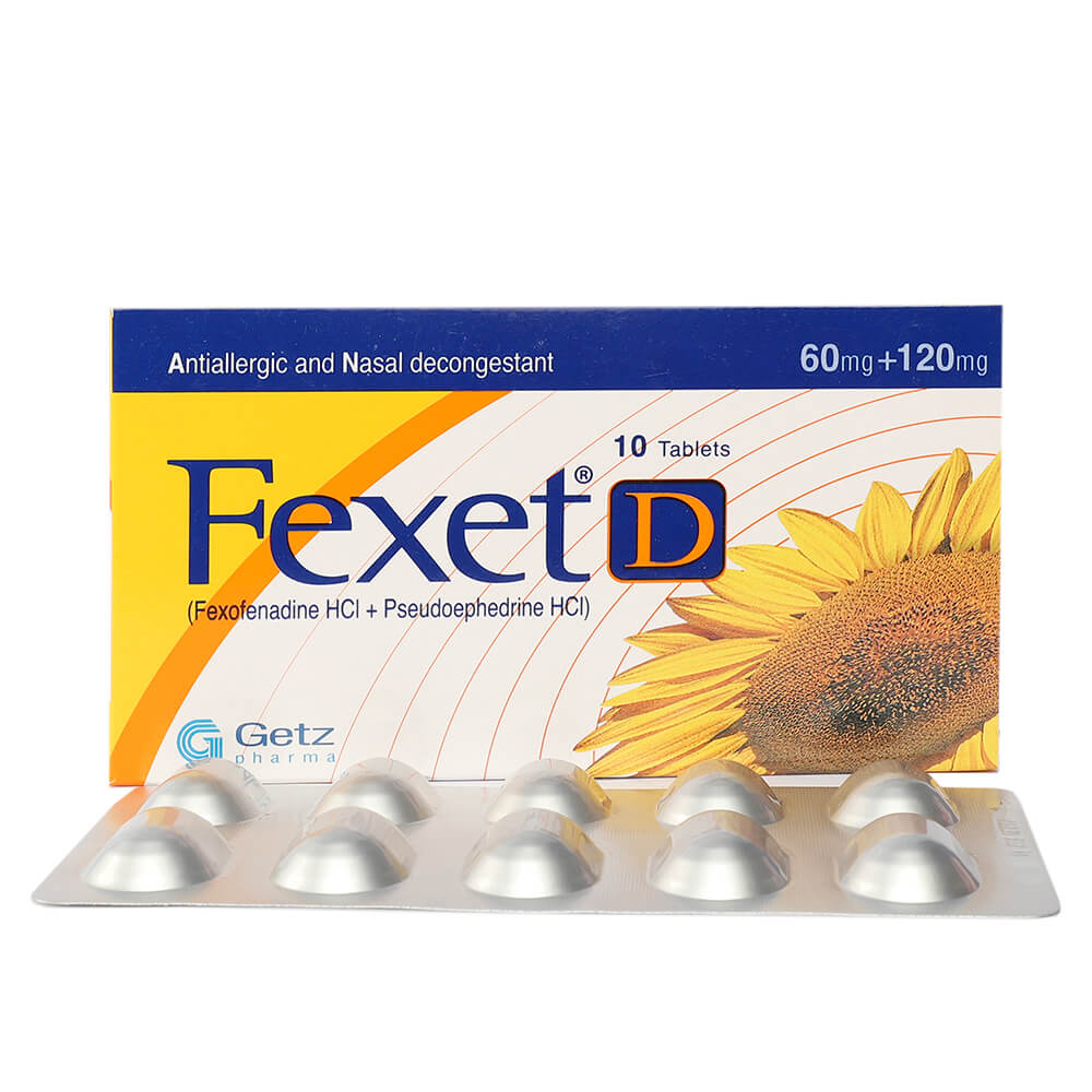 FEXET-D TAB 10'S