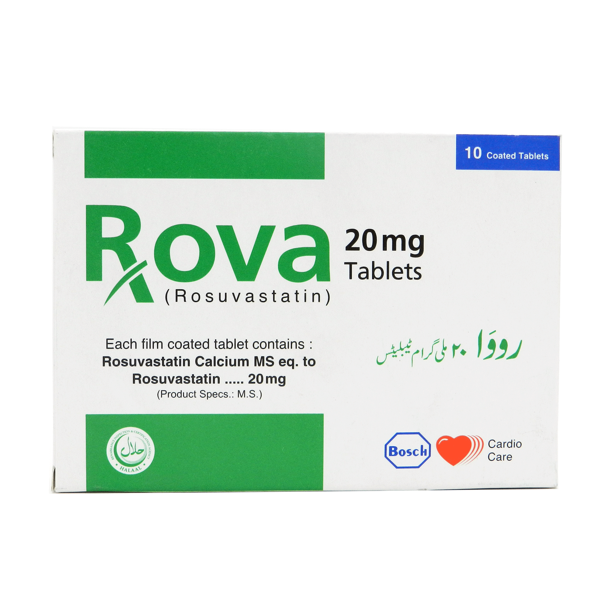 ROVA TAB 20 MG 10'S