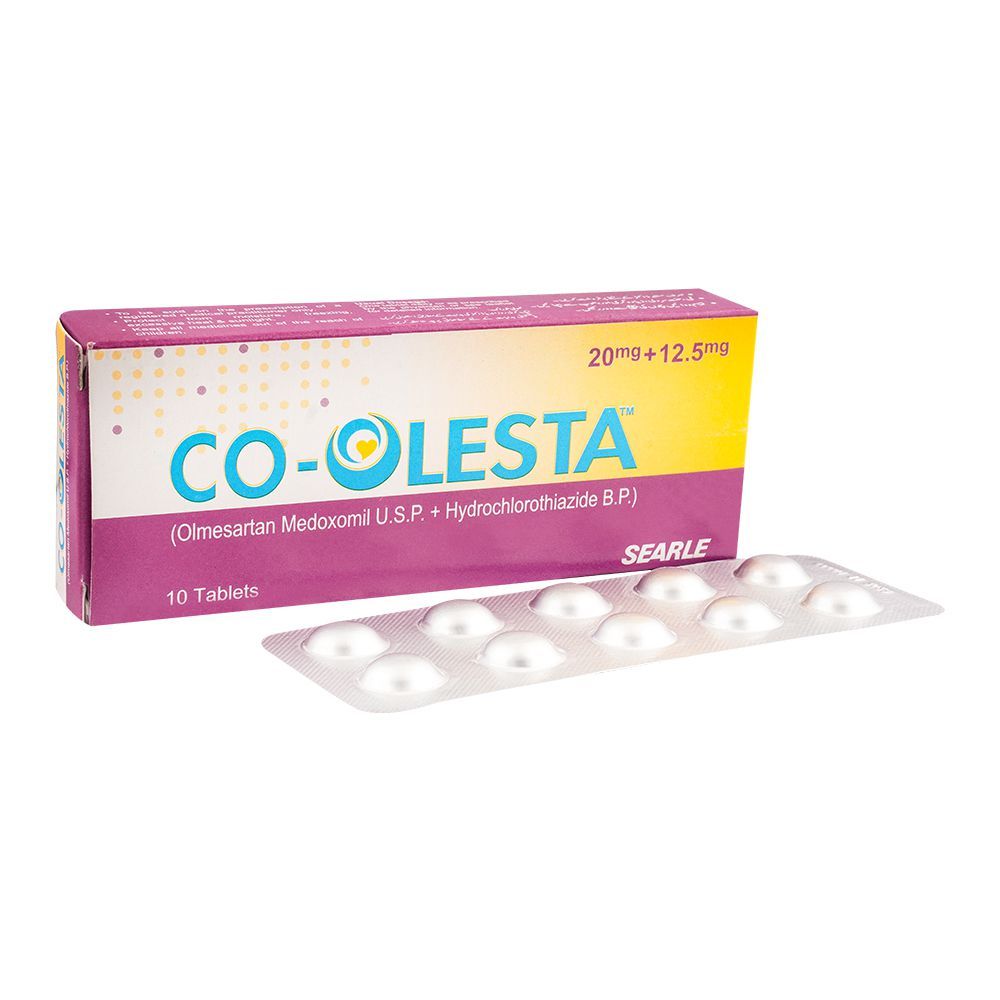 CO-OLESTA 20MG/12.5MG 10 S