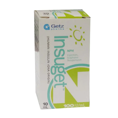 INSUGET-N INJ 100 IU 1 VIALX10 ML