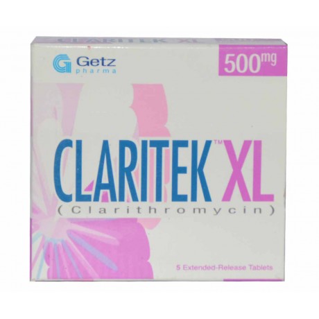 CLARITEK TAB XL 500 MG 5'S