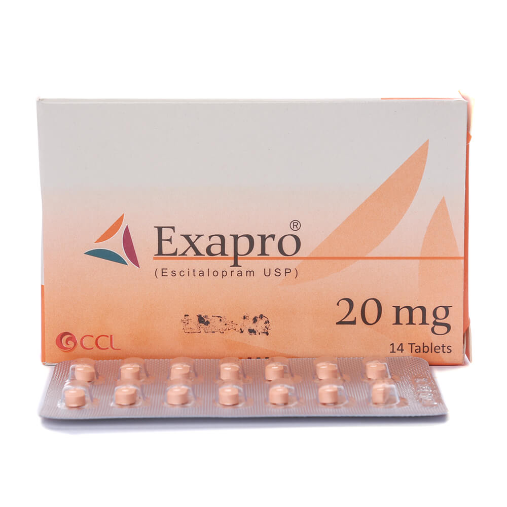 EXAPRO TAB 20 MG 14S