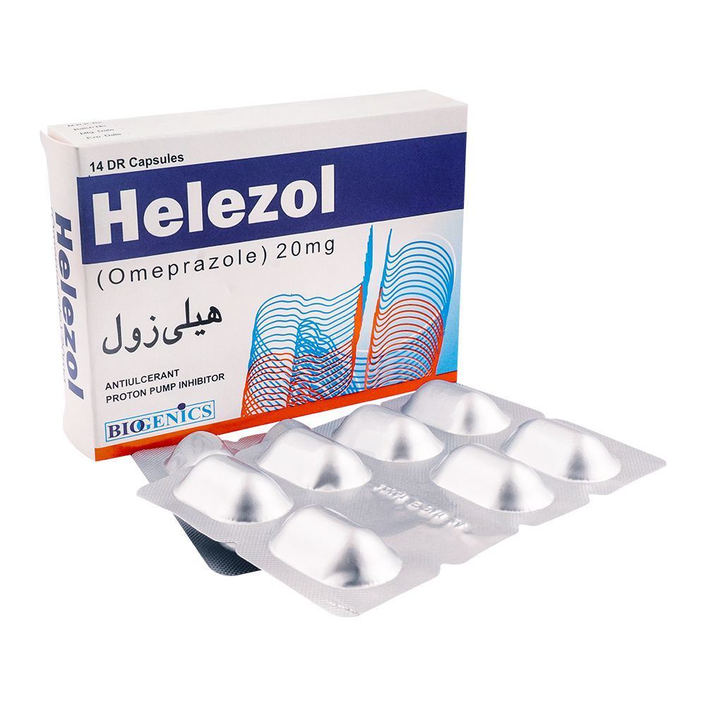 HELEZOL CAP 20 MG 7X2'S