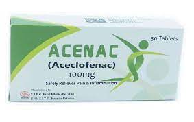 ACENAC TAB 100 MG 3X10'S