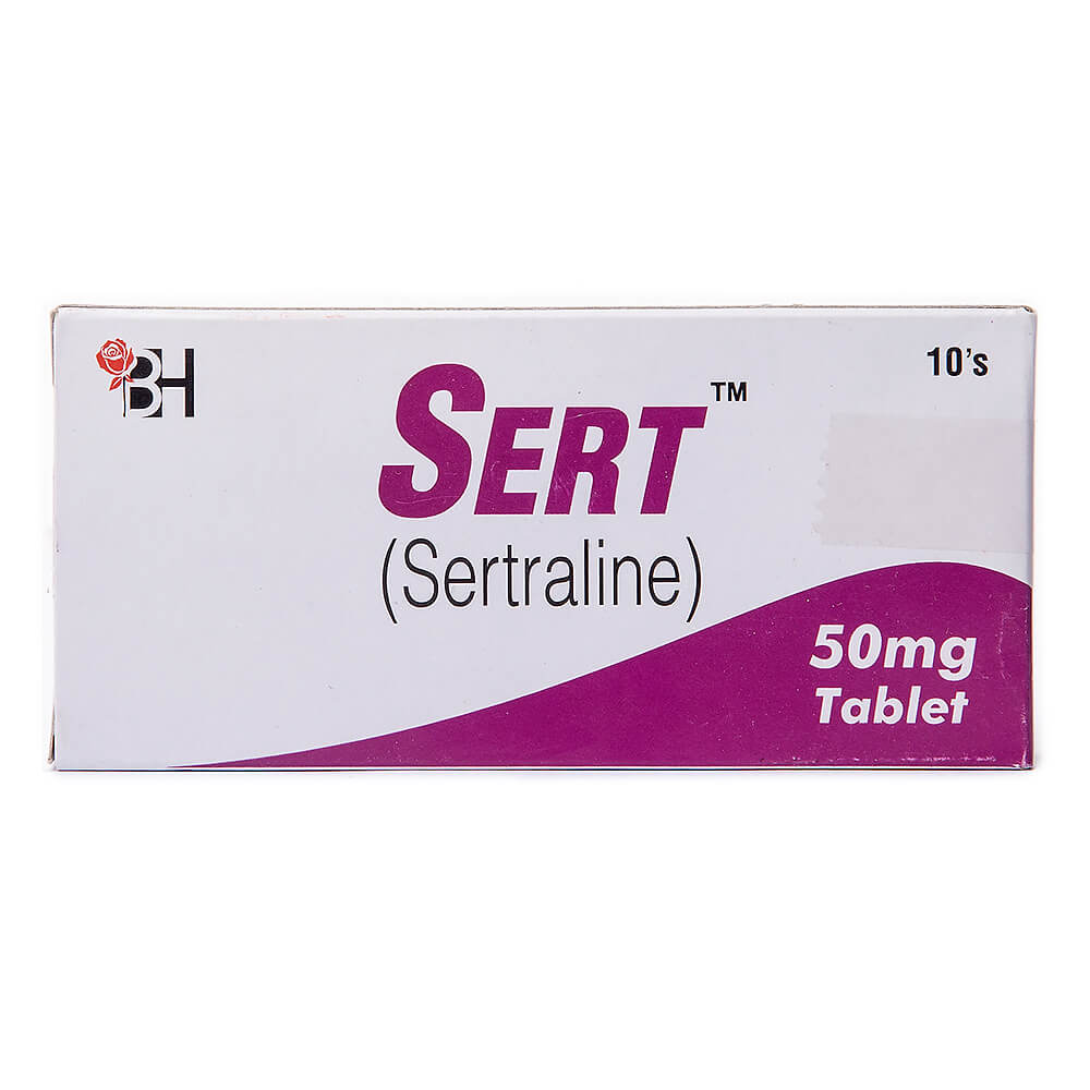 SERT TAB 50 MG 10'S