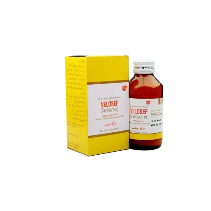 VELOSEF 250MG 90ML 1'S