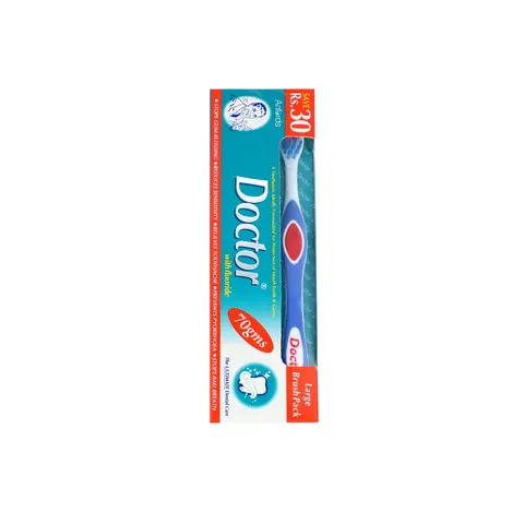 DOCTOR TOOTH PAST 65GM BRUSH PACK