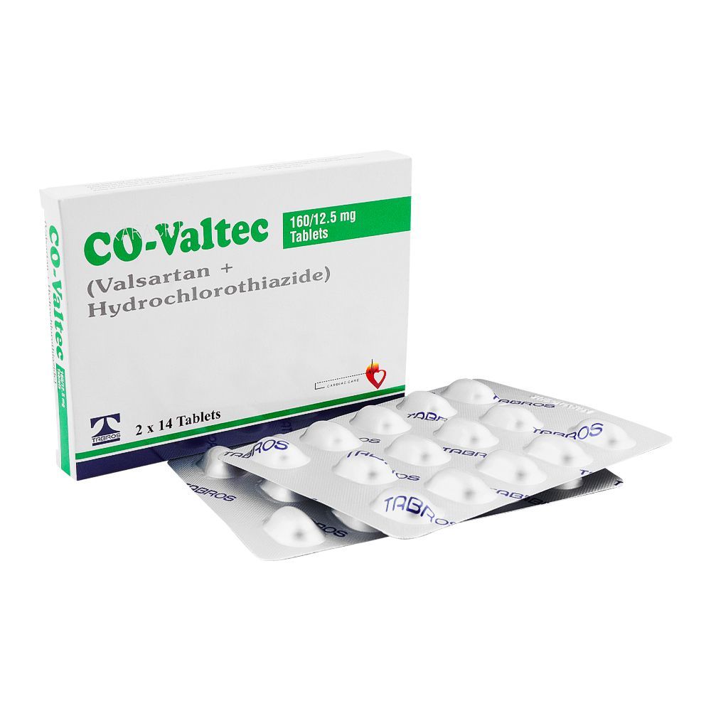 CO-VALTEC TAB 160/12.5 MG 14x2