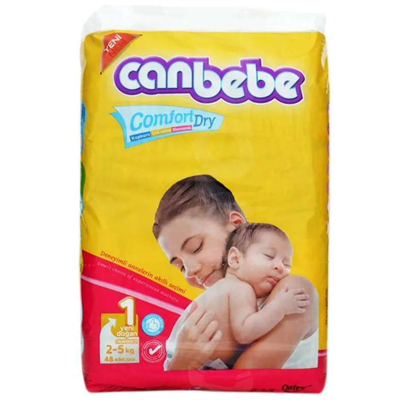 CANBEBE DIAPERS NEW BORN #1 48S