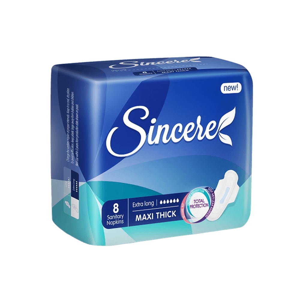 SINCERE  MAXI THICK 8 PADS